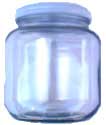 Jar - 1/2 gallon wide-mouth with lid (item #8740)
