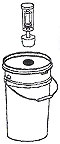 When the wort is cooled to 70&deg; - 80&deg; pitch yeast and place lid on tight. Install the airlock with the proper level of water. Store in an area that will maintain 65&deg; to 70&deg; constant temperature.